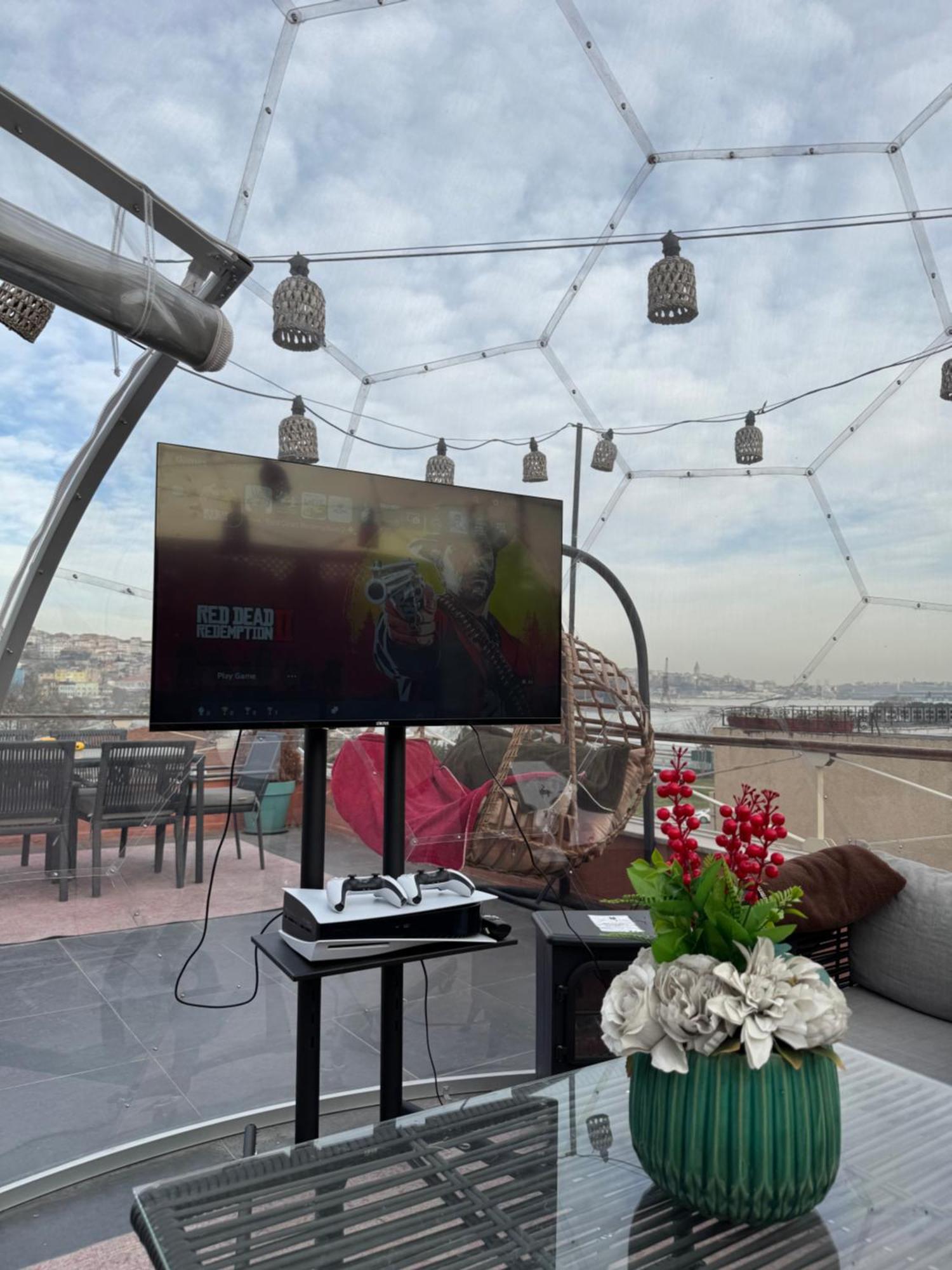 Waterfront Apartment By The Tram - Terrace With Dome & Golden Horn View In Fatih 이스탄불 외부 사진